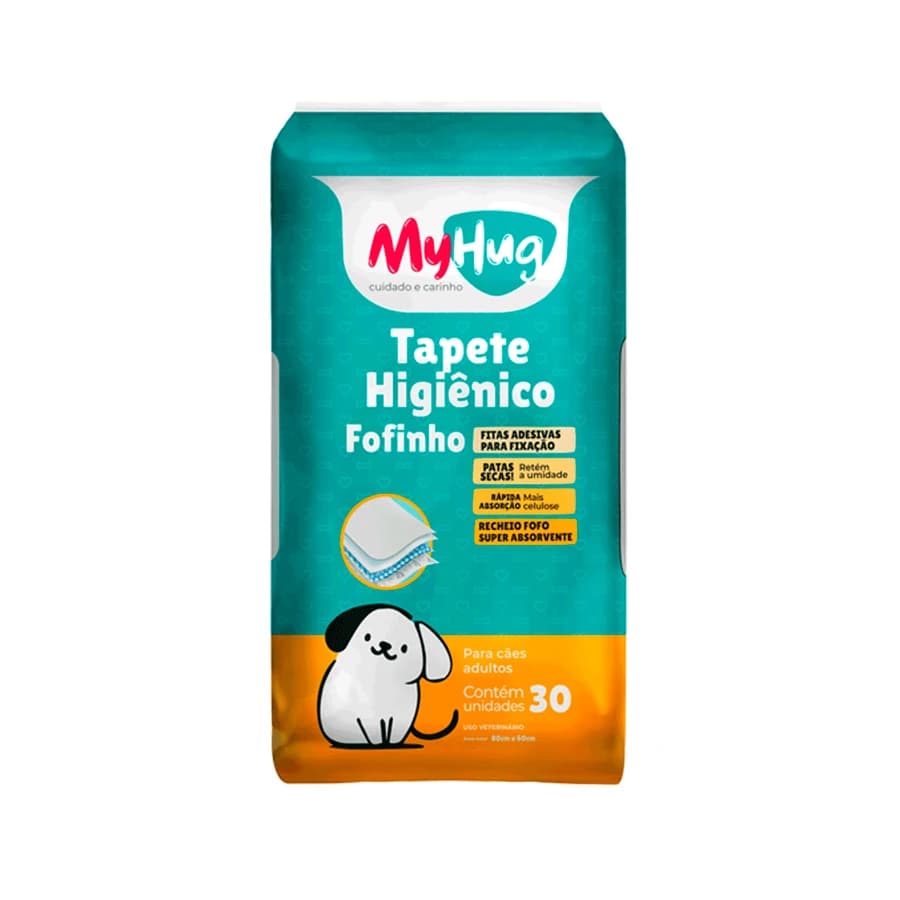 Tapete Higiênico MyHug 80x60cm Fofinho, REF ILP024