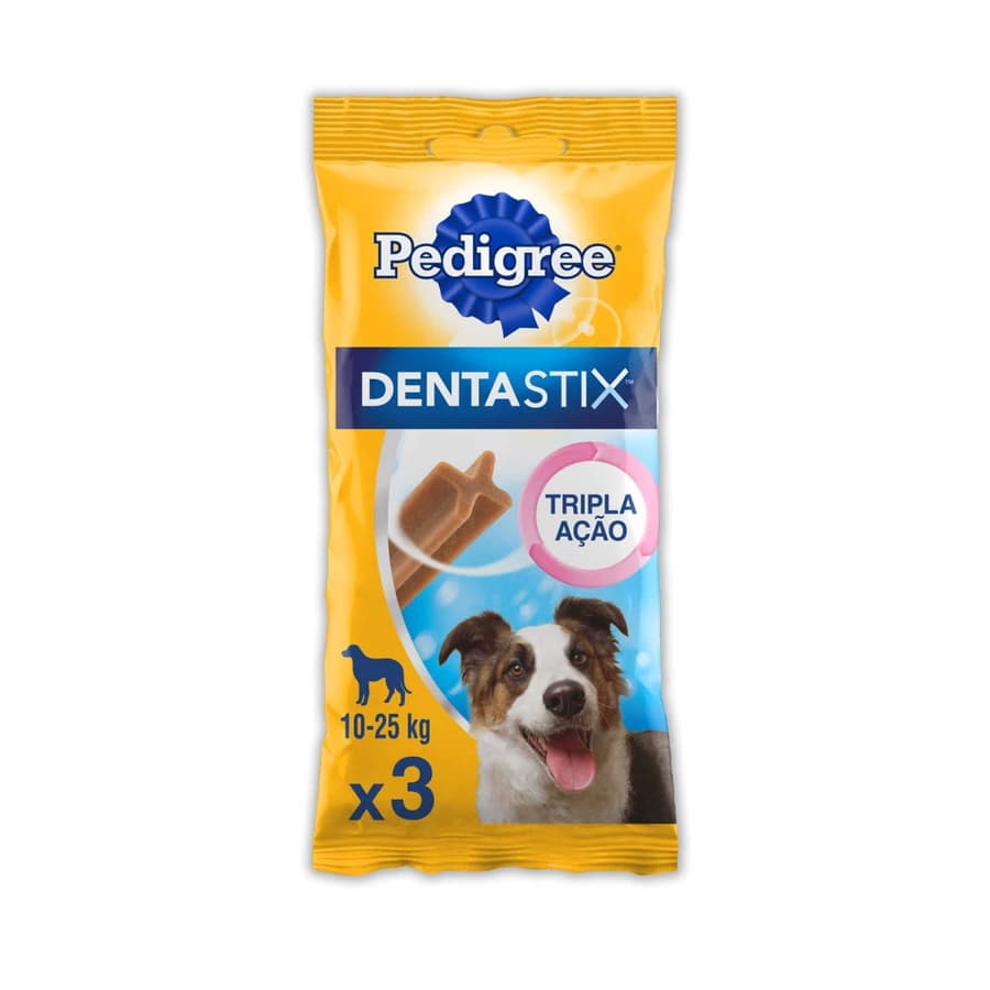 Petisco Pedigree Dentastix Cuidado Oral Cães Adultos Raças Médias, REF ILP016