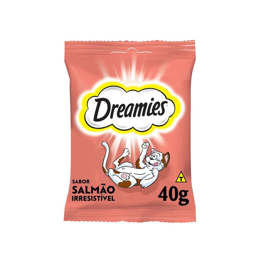 Petisco Dreamies Salmão Irresistível Gatos Adultos, REF ILP020